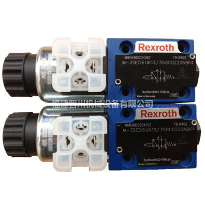 Rexroth 力士乐 电磁操作的二位二通、二位三通和二位四通方向座阀 R901236806 M-3SED6UK1X/350CG220N9K4/V